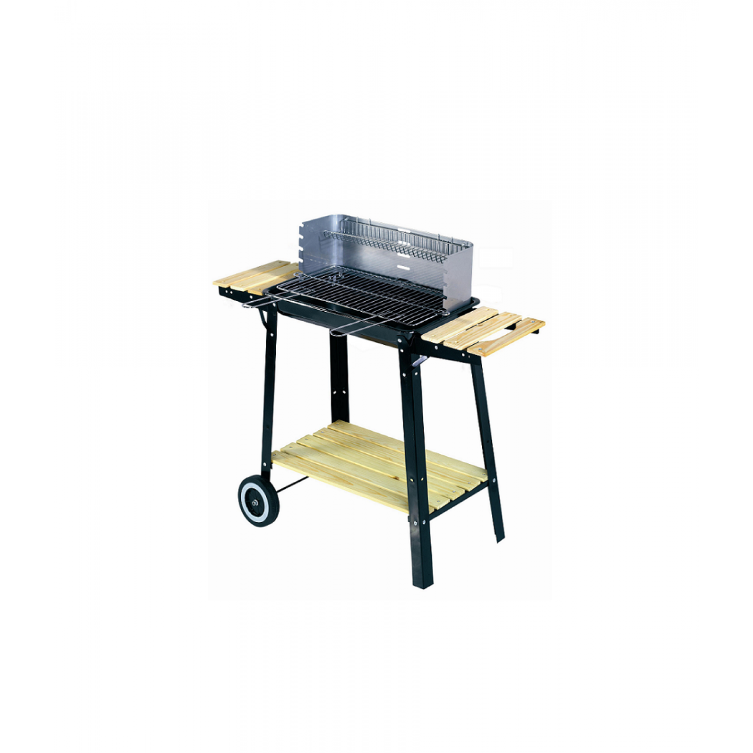 Barbecue mobile au charbon de bois 48 x 28 cm CORVO