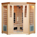 Cabine de sauna luxe infrarouge 3/4 places LOFOTEN
