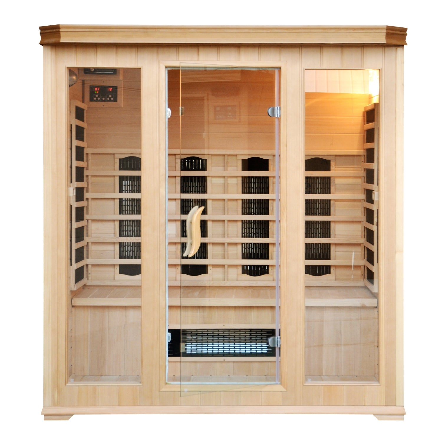 Cabine de sauna luxe infrarouge 4/5 places LOFOTEN