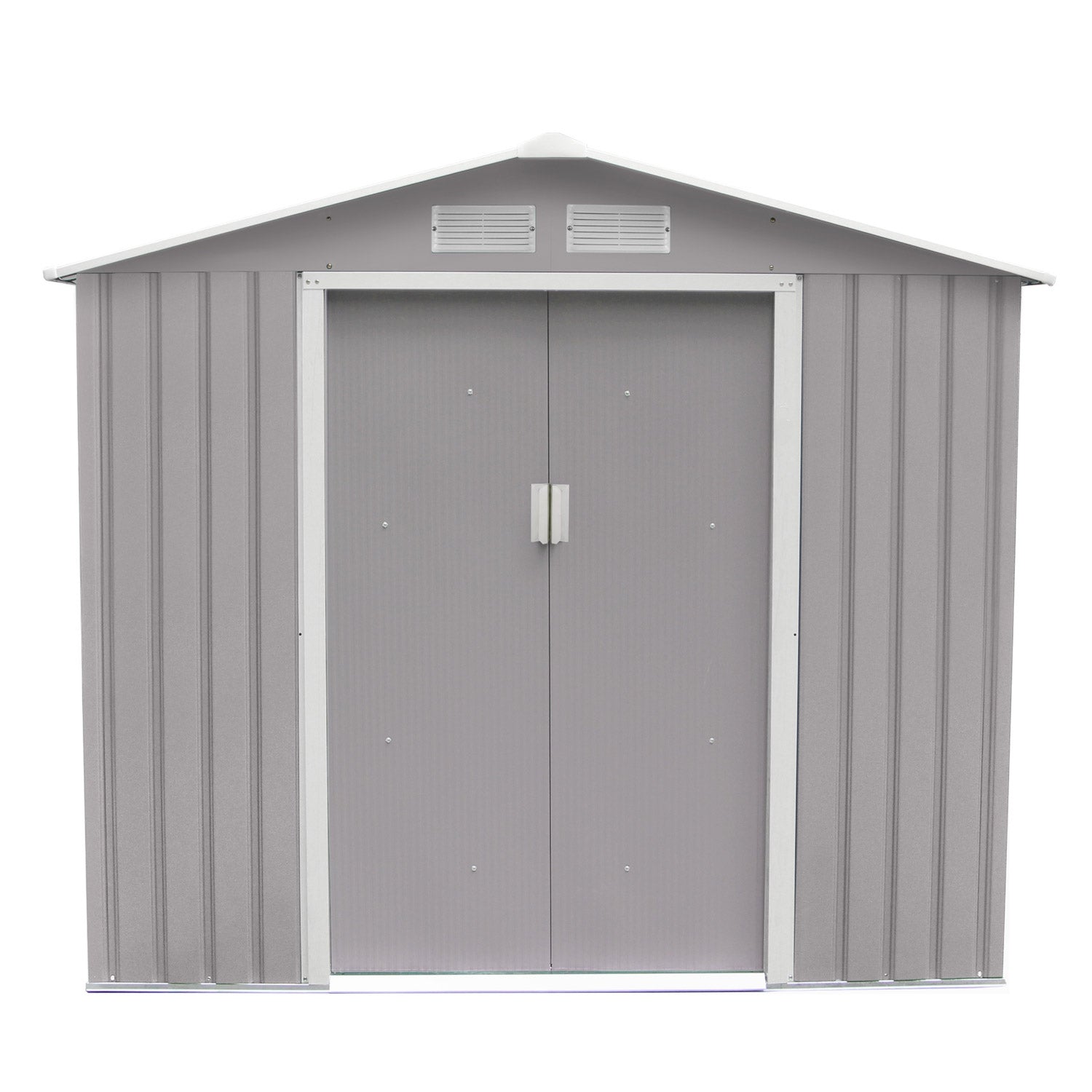 Abri de jardin 2,71 m² en acier gris ONYX