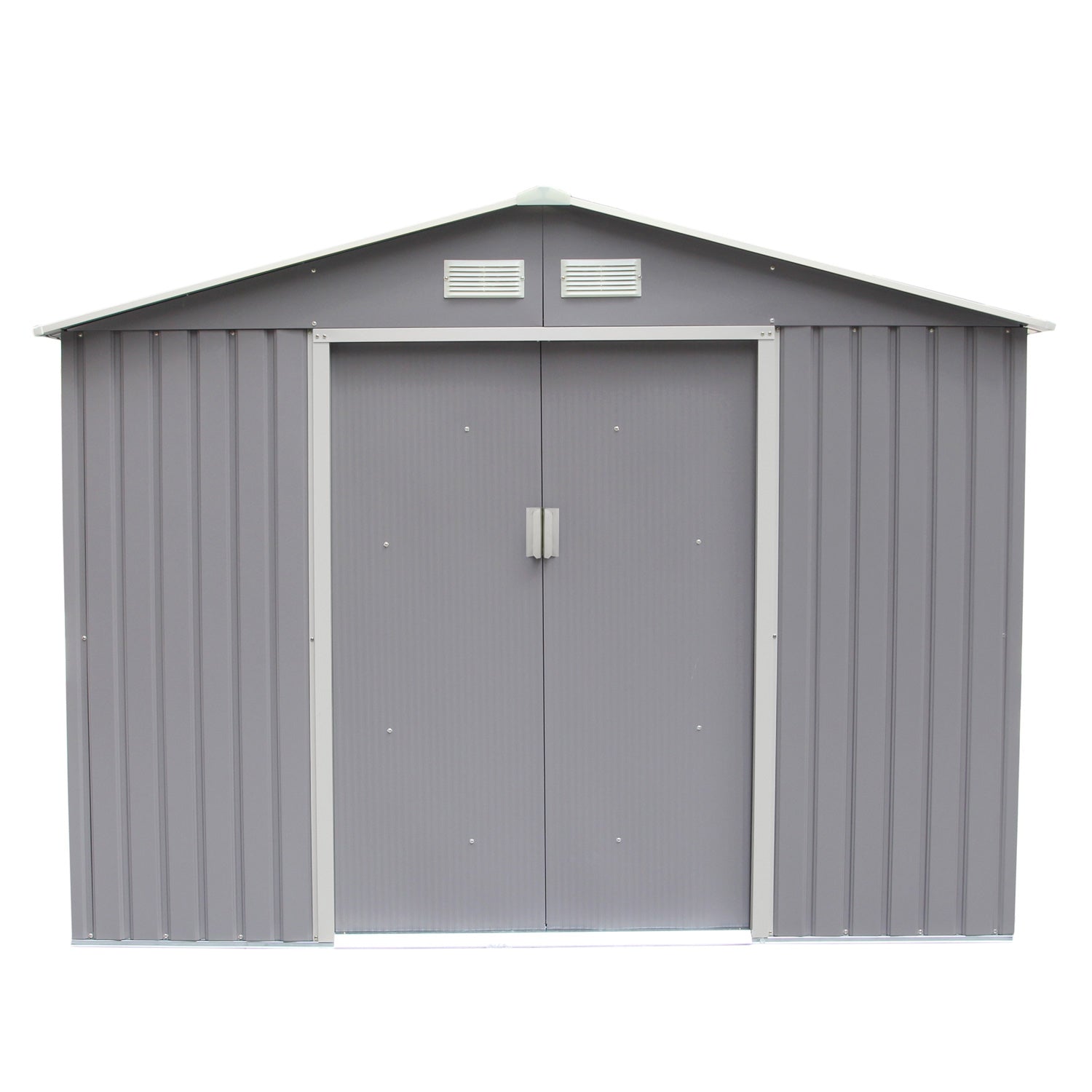 Abri de jardin 7,06 m² en acier gris BOLTON