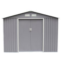 Abri de jardin 8,84 m² en acier gris ONYX