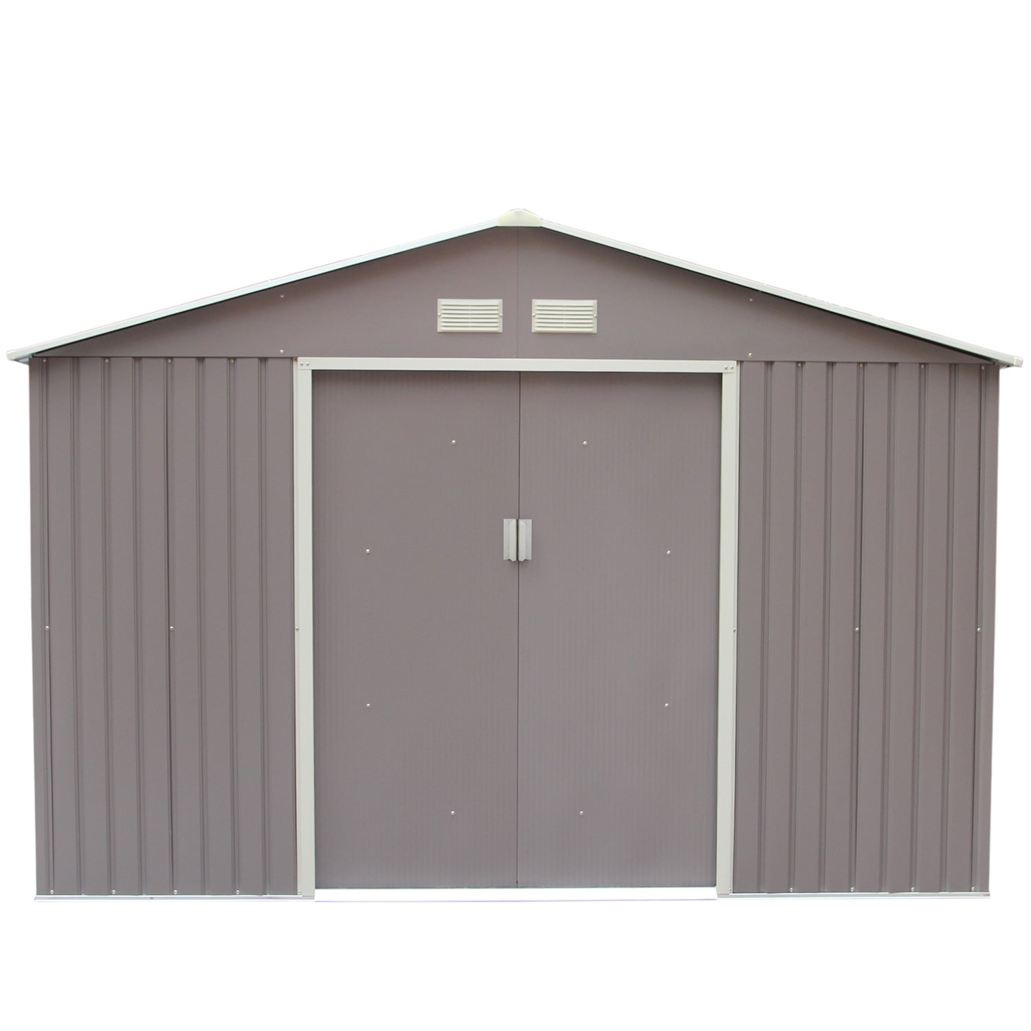 Abri de jardin 10,85 m² en acier gris ONYX