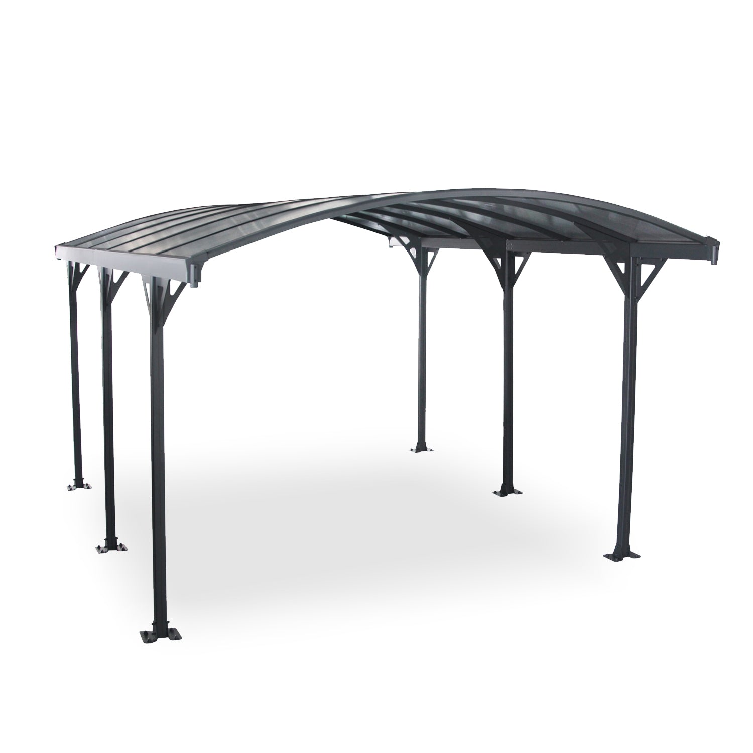 Carport en aluminium 4,3 x 3 m ZELARO
