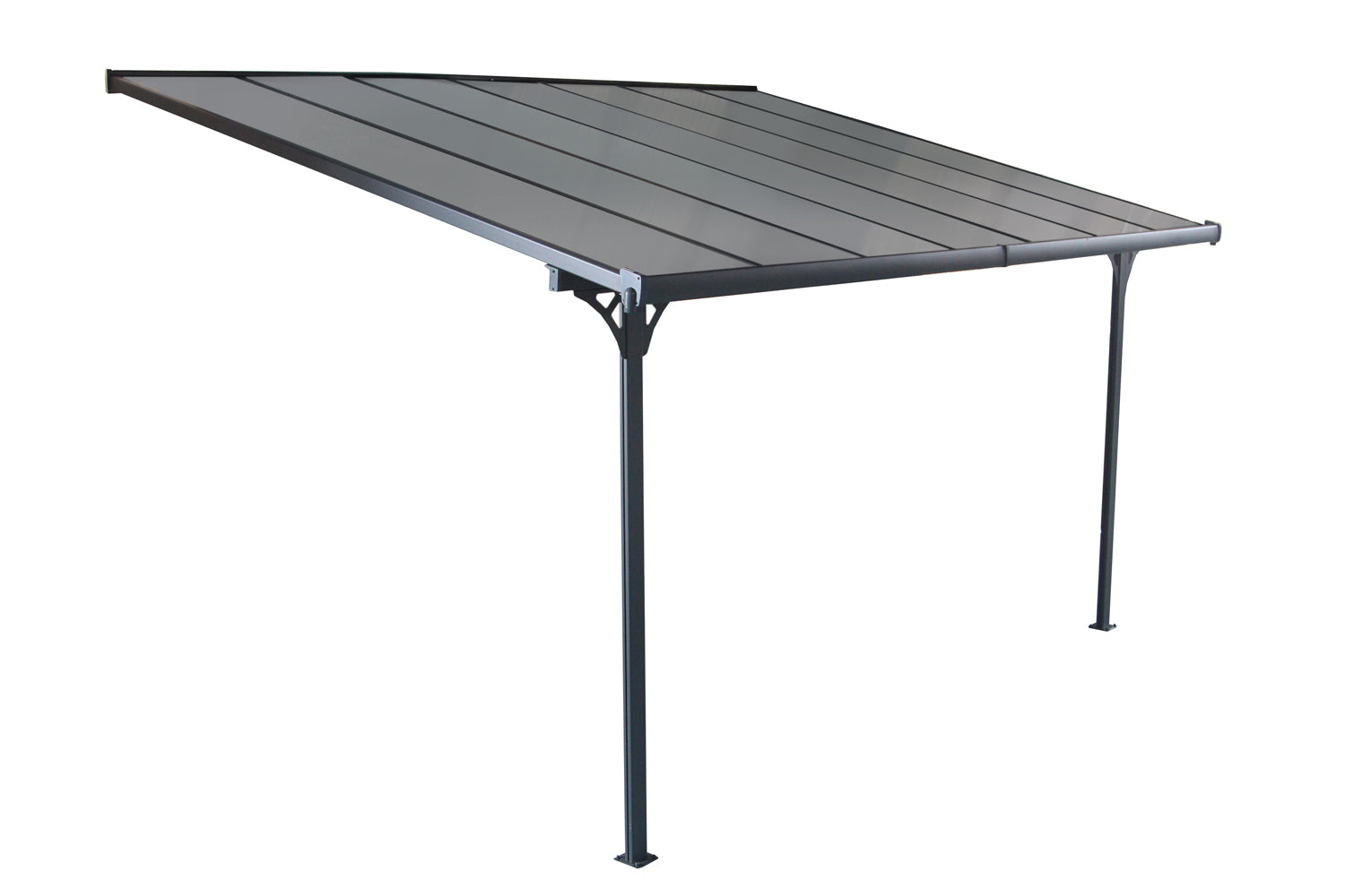 Tonnelle murale 13,30 m² en aluminium RAICES