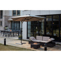 Parasol  gris droit rond 2,94 x 2,94 m ARMACAO