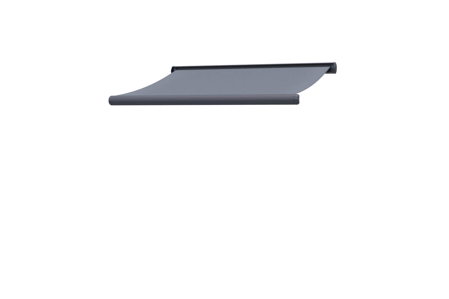 undefined Store banne LED motorisé 3 x 2,5 m gris