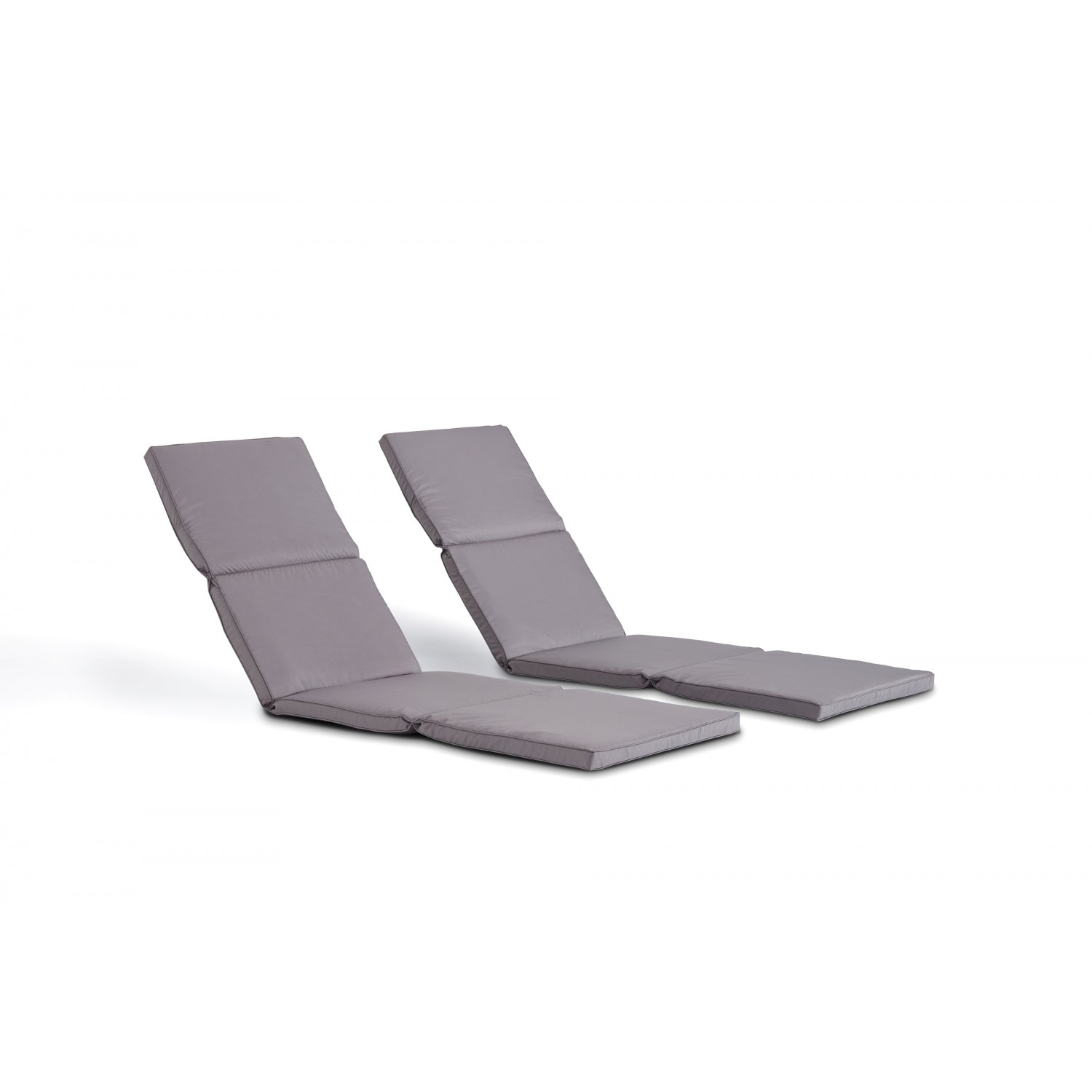 Lot de 2 coussins pour transat gris MERALO