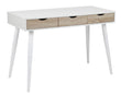 Bureau scandinave avec tiroirs blanc SANDY