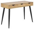 Bureau scandinave avec tiroirs noir SANDY
