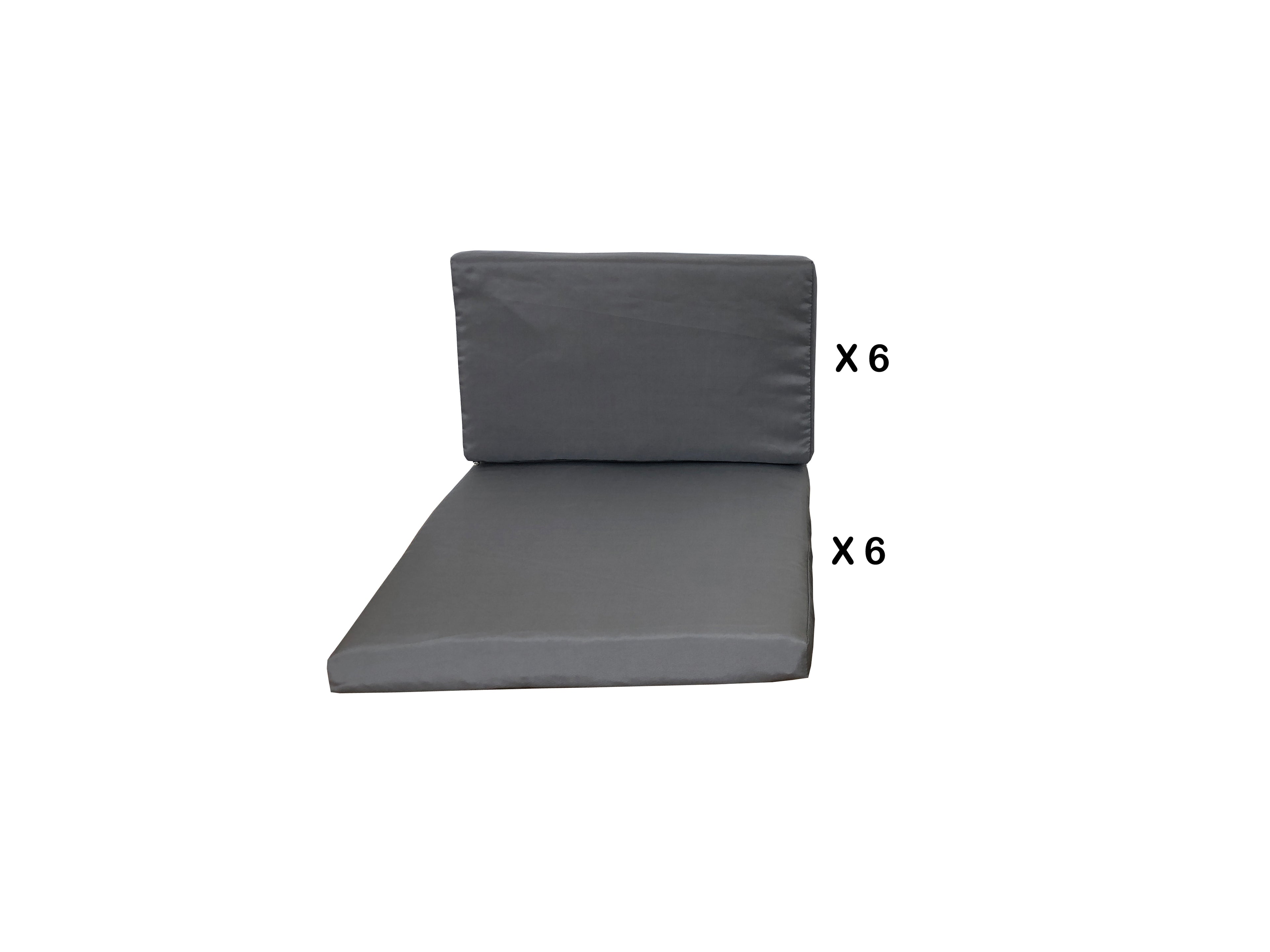 Housses de coussins gris ERVILO