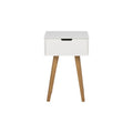Table de chevet scandinave blanc LOKI