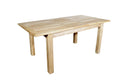 Table de salle à manger extensible en teck ALGHERO