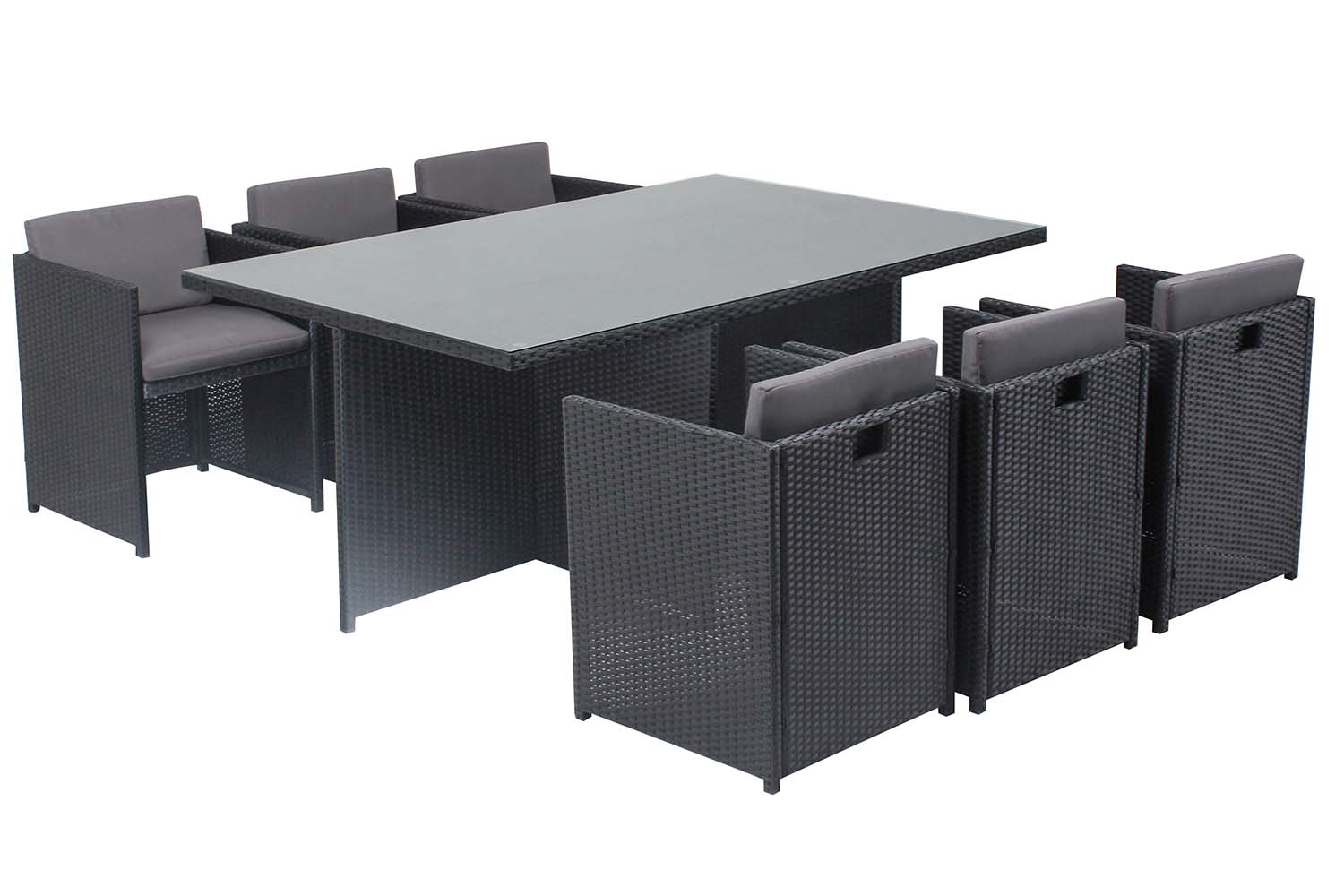 Miami 6 noir/gris + housse de protection REGINA