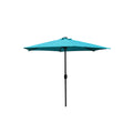 Parasol  bleu  rond 2,66 x 2,66 m led KEA