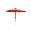 Parasol terracotta rond 2,92 x 2,92 m led ITALORA