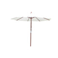 Parasol ecru rond 2,66 x 2,66 m CASERTE