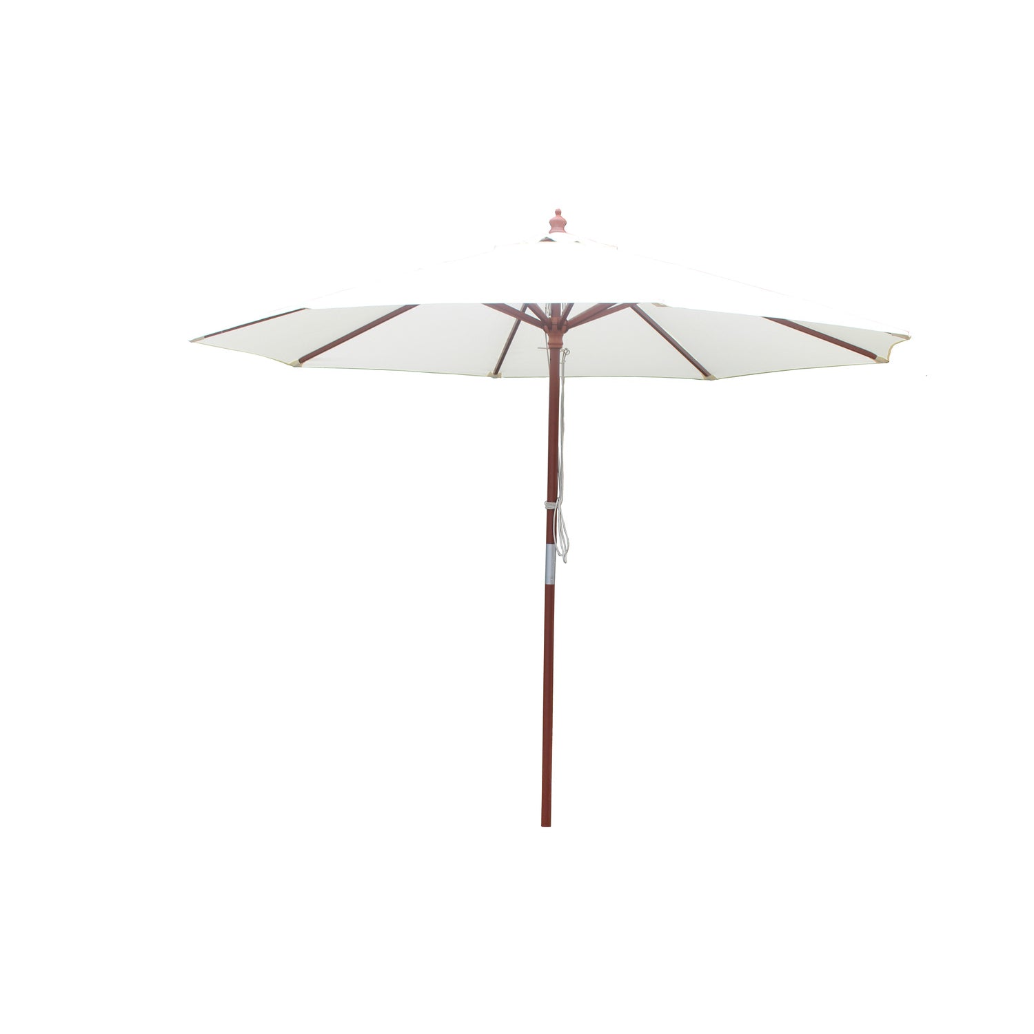 Parasol ecru rond 2,66 x 2,66 m CASERTE