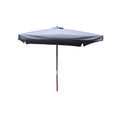 Parasol  gris droit rond 3 x 3 m JOVIRA