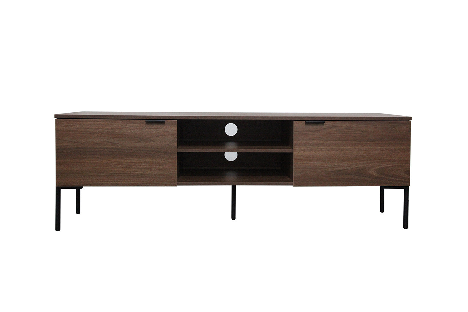 undefined Meuble TV vintage avec 2 placards