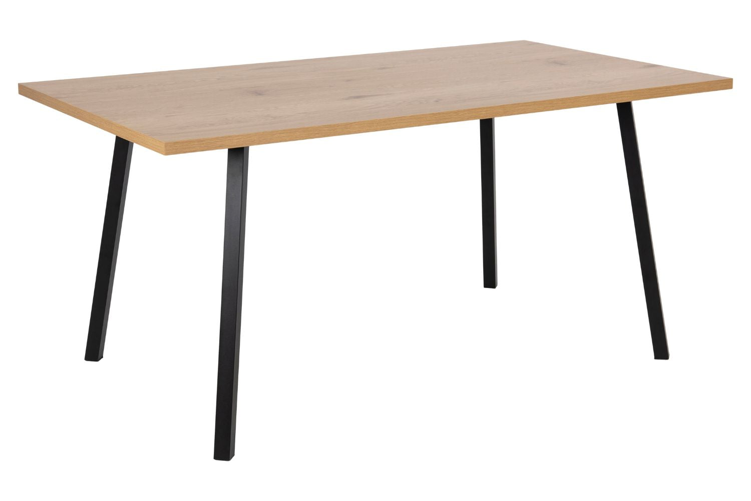 undefined Table à manger 6 personnes style industriel 160cm