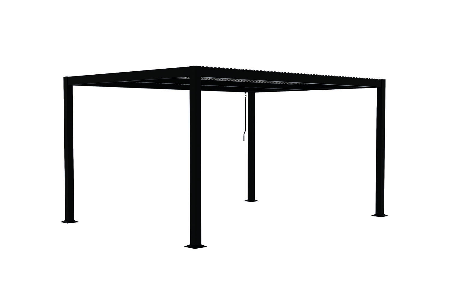Pergola bioclimatique grise 3x4 m BONNI