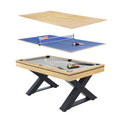 undefined Table multi-jeux, ping-pong et billard en bois