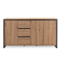 Buffet en bois avec tiroirs et placards BALIU