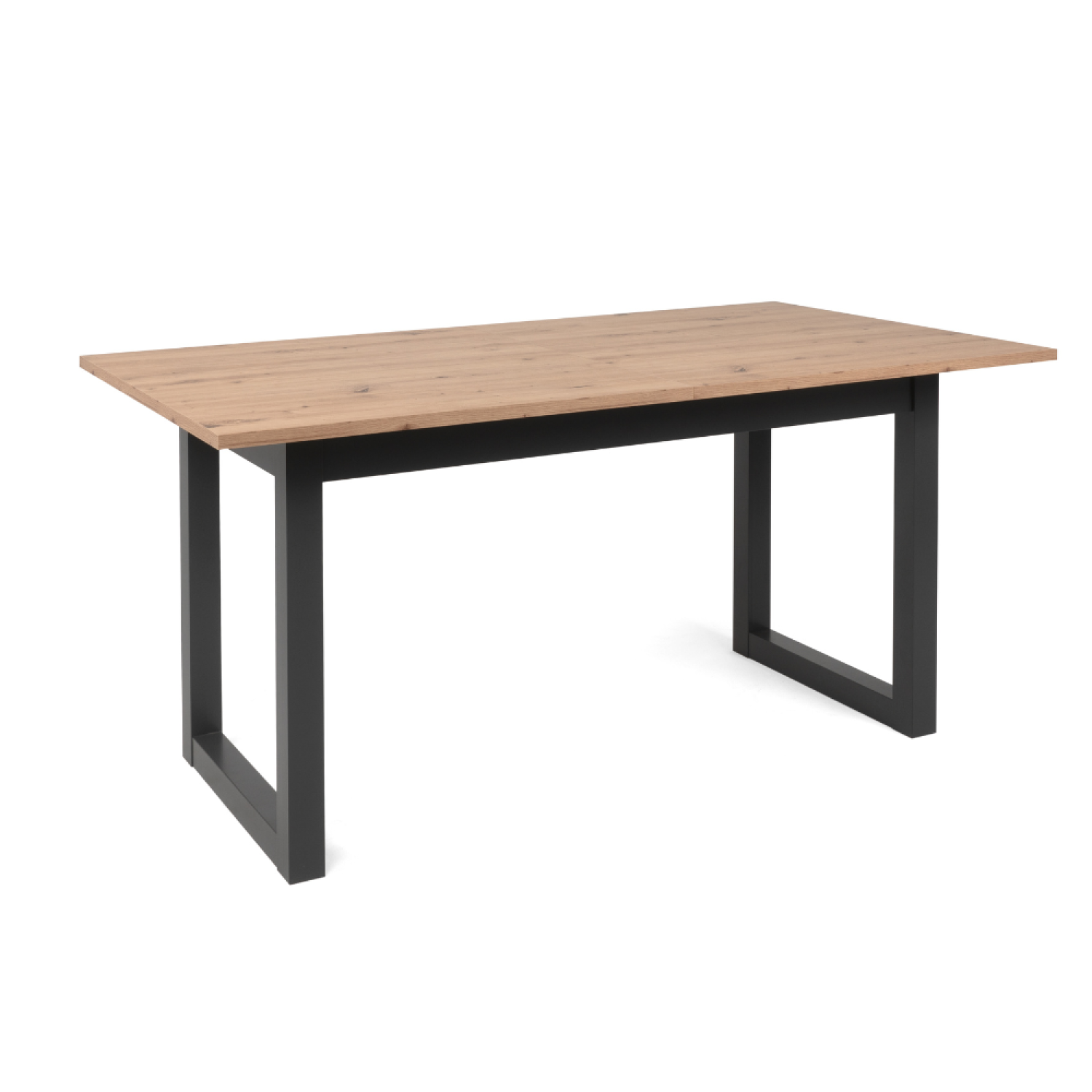 Table à manger industrielle en bois extensible 10 personnes BALIU