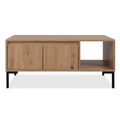 undefined Table basse en bois avec rangements