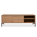 Meuble TV en bois avec placard LOMBOK