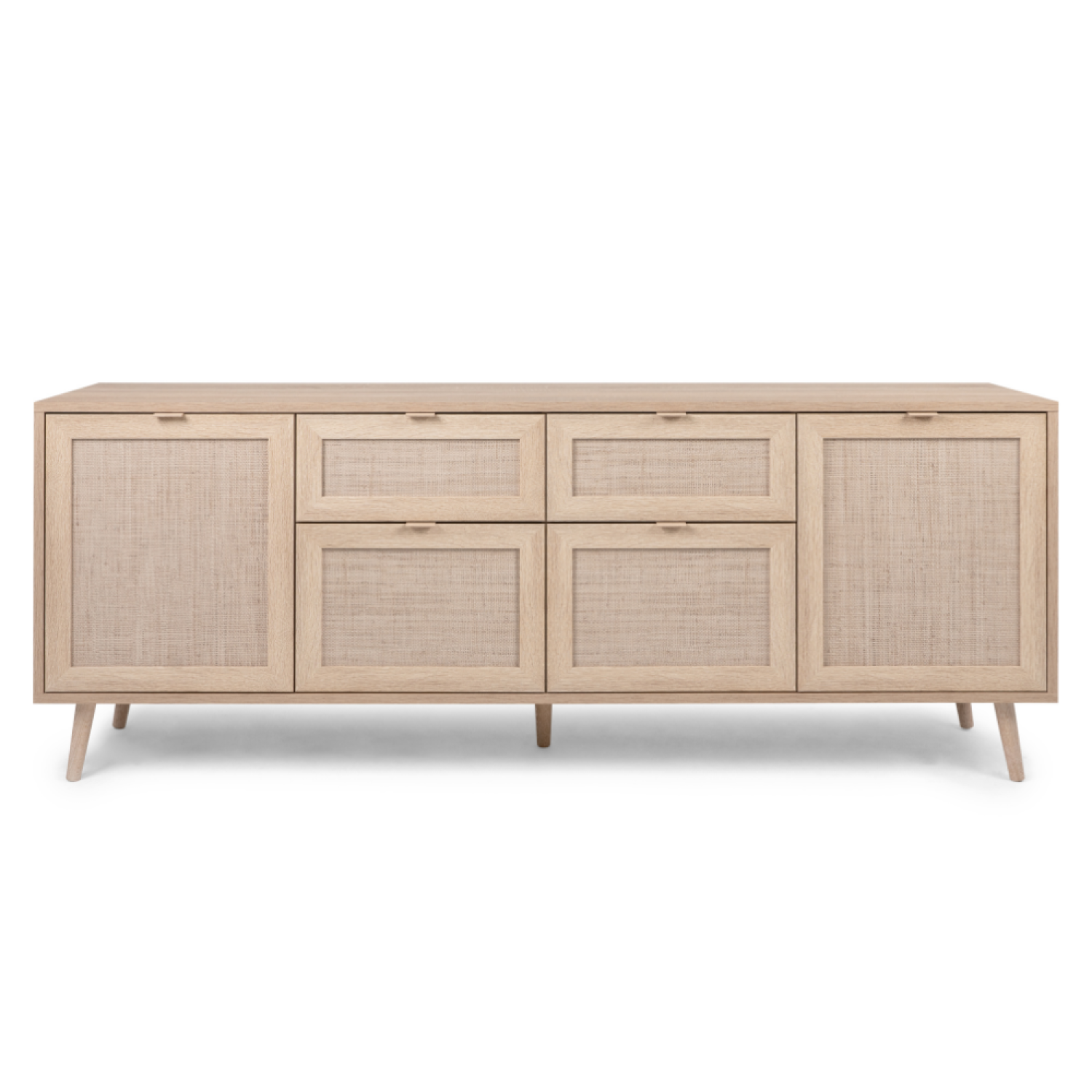 Buffet avec tiroirs et placards effeffet cannage CARINA