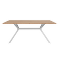 Table à manger en bois 6 à 8 personnes MILANOE