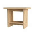 undefined Table de chevet en bois style scandinave
