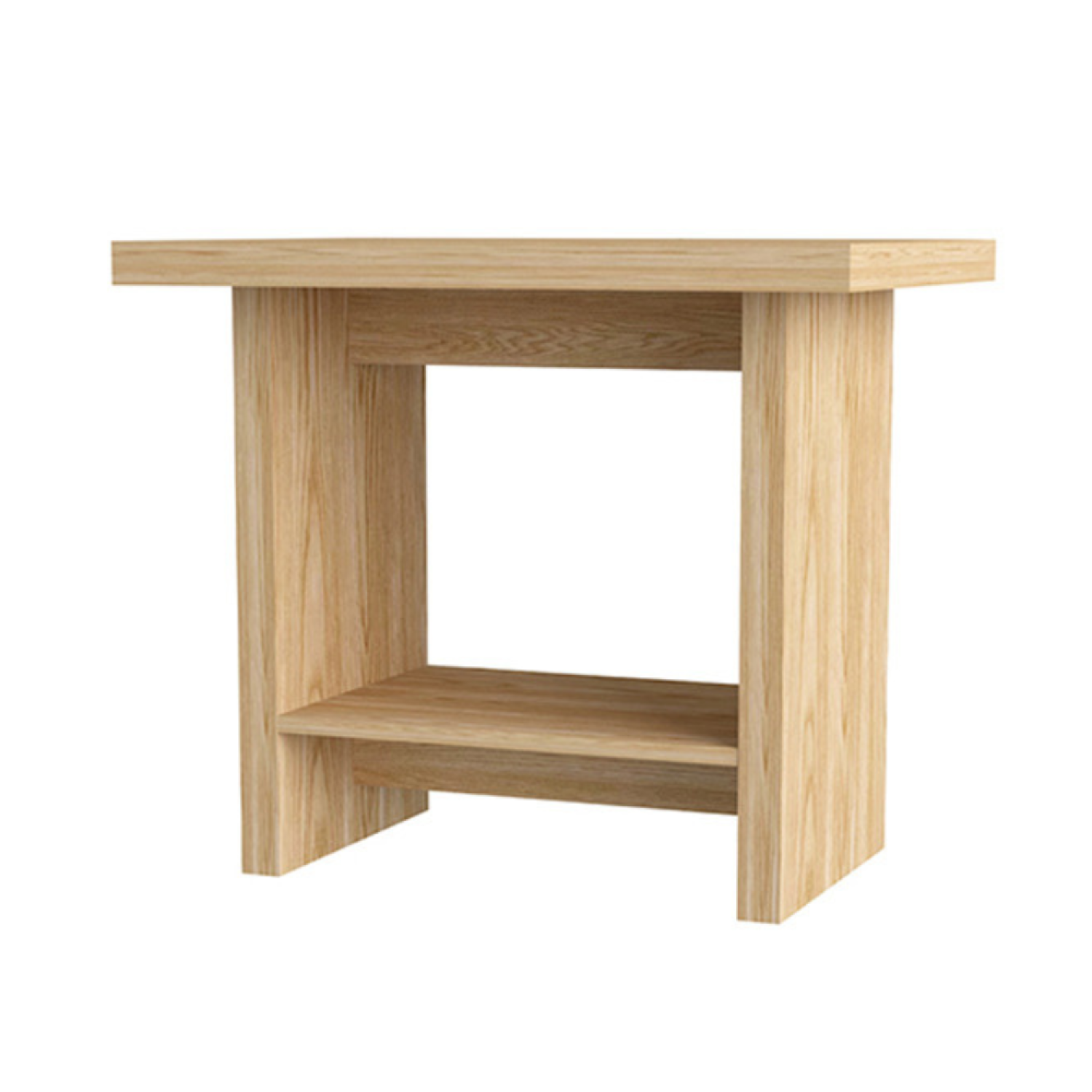 undefined Table de chevet en bois style scandinave