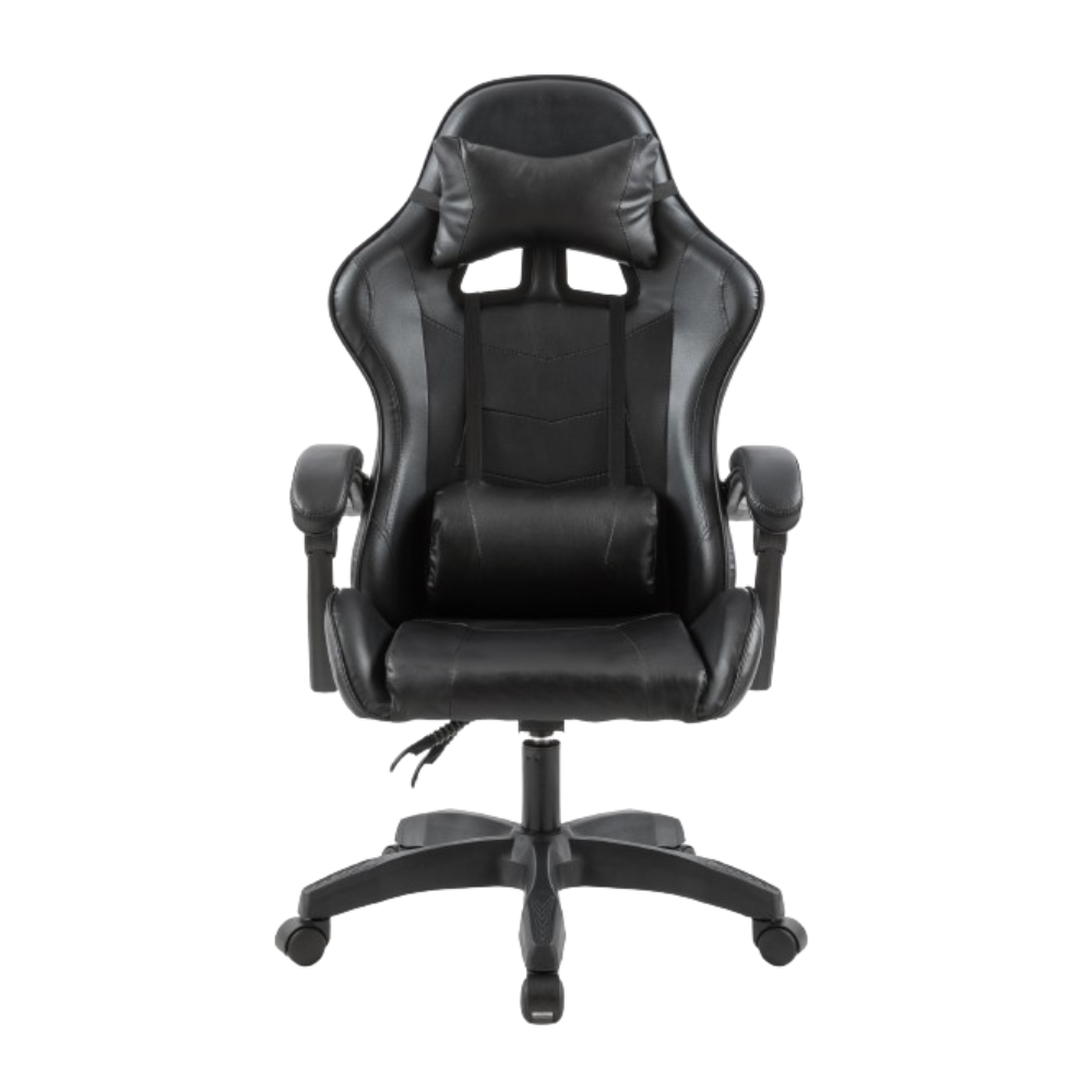 undefined Chaise de gaming massante noir