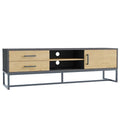 Meuble TV industriel avec rangements CHESTER