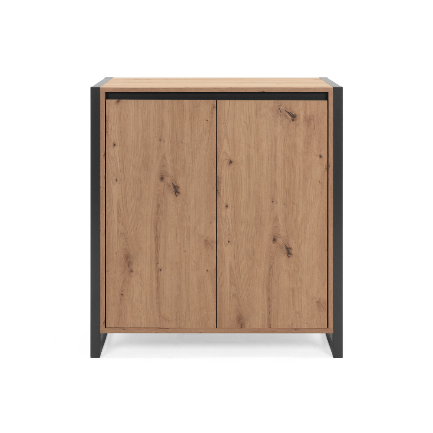 Buffet industriel bois et noir BALIU
