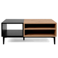 Table basse style industriel avec rangements PONDICHERY