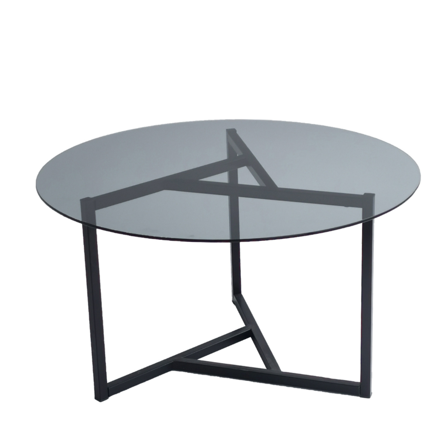 Table basse plateau en verre trempé ZITA