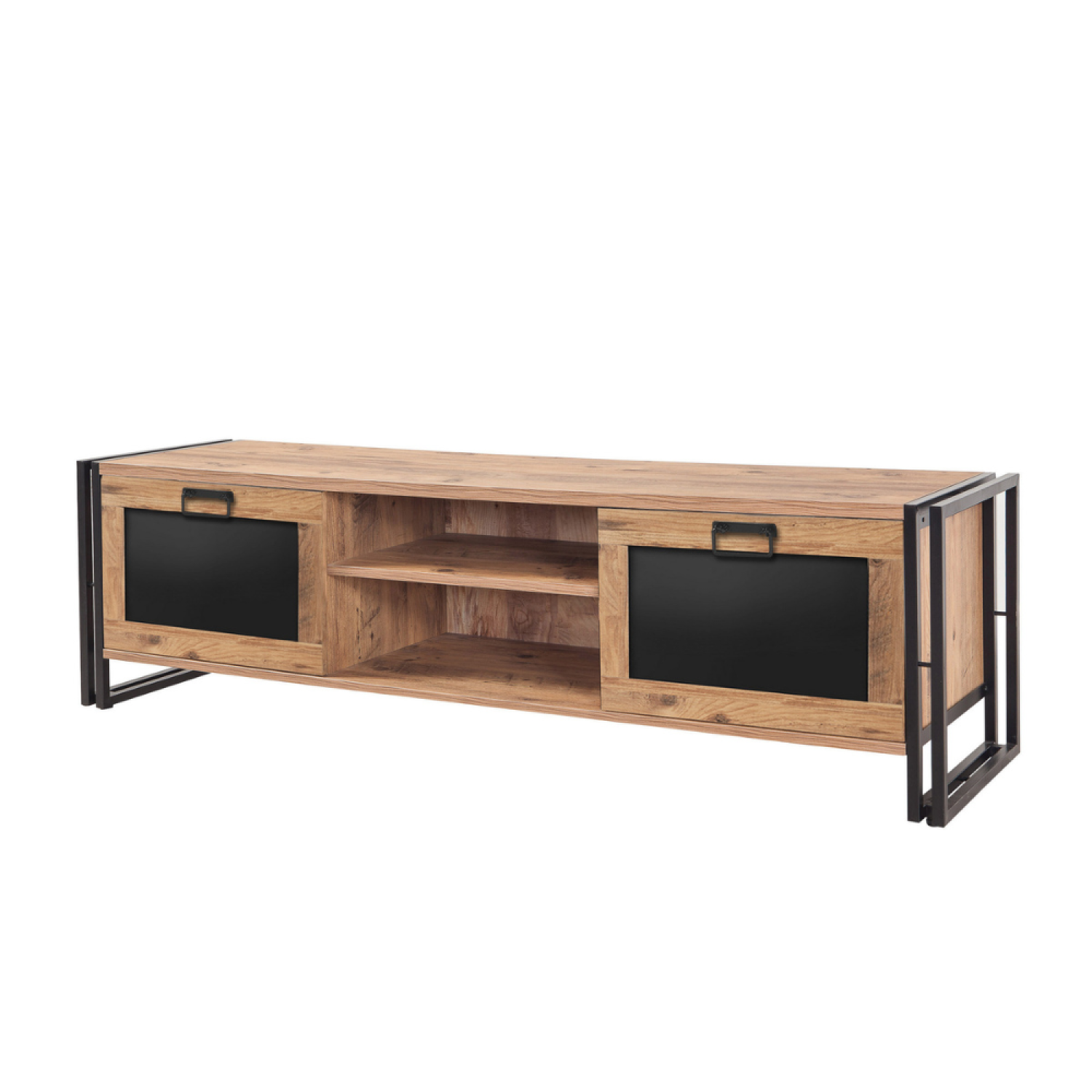 undefined Meuble TV industriel 180 cm