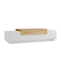 Meuble TV design blanc et bois 160 cm MAUI