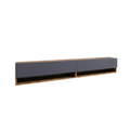 Meuble TV suspendu bois et anthracite 180 cm OMIA
