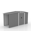 Abri de jardin 4.38m2 avec abri bûches TELA