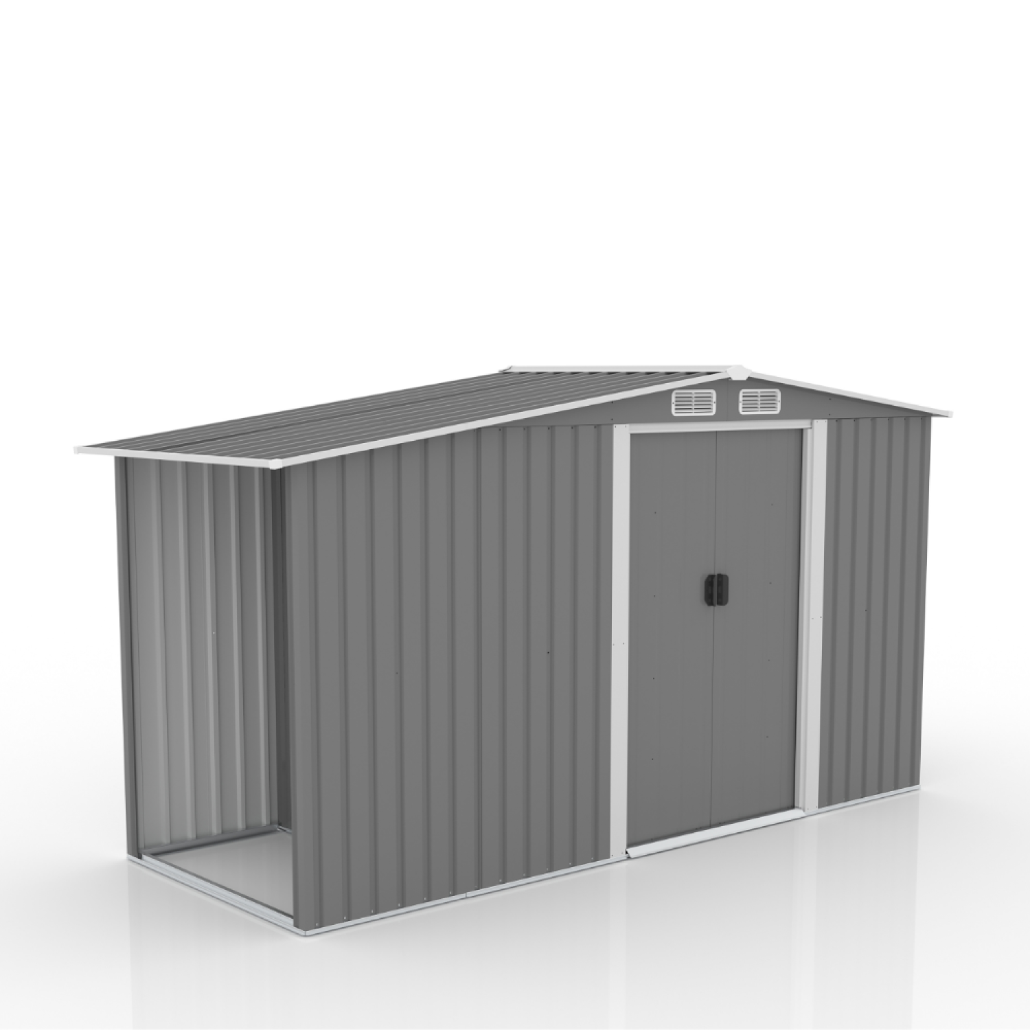 Abri de jardin 4.38m2 avec abri bûches TELA