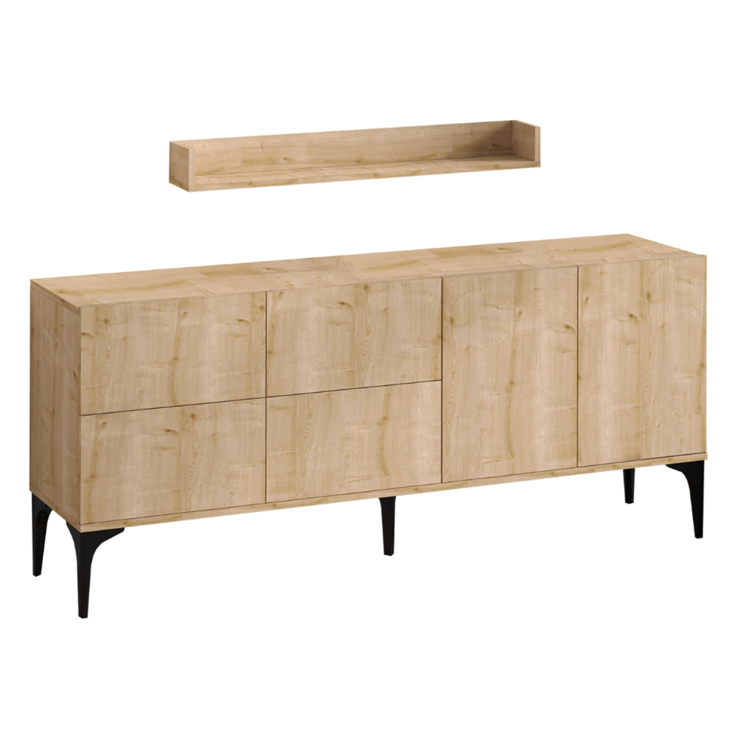 undefined Ensemble buffet et étagère murale