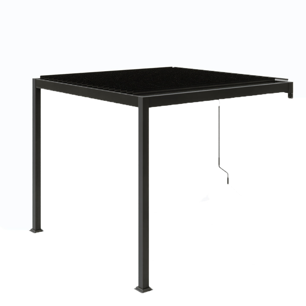 Pergola bioclimatique adossée 3x3 m BETIM
