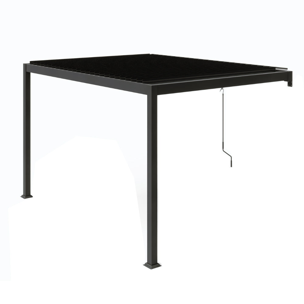Pergola bioclimatique adossée 3x4 m BETIM