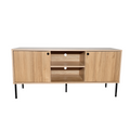 Buffet en bois avec 2 portes et 2 niches IBIZAE