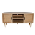 Meuble TV d'angle 115 cm effeffet cannage NEIVA